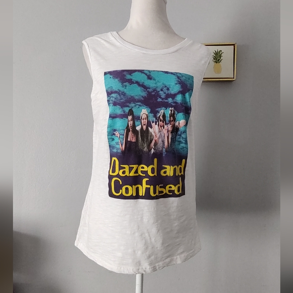 Dazed And Confused Top Sleeveless Women Size Large White Good Condition